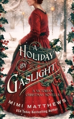 a holiday by gaslight, mimi Matthews, romance, romance victorienne, époque victorienne, roman de noël, livre de noël