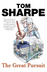 la grande poursuite, Tom Sharpe, littérature britannique, littérature satyrique, livre sur les livres, books about books