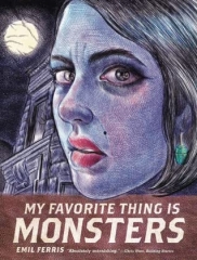 my favorite things is monster, moi ce que j'aime c'est les monstres, Emil ferris, roman graphique, lecture d'halloween